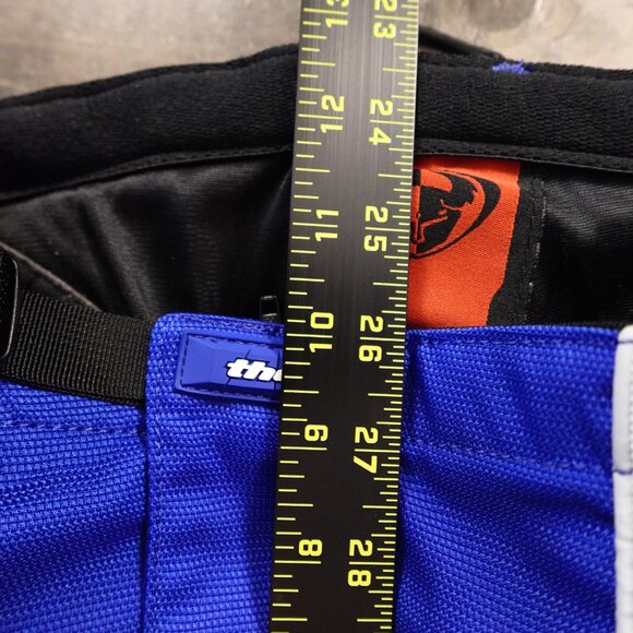 Thor Motocross Pants Youth Size 26 Blue White Padded Off-Road Racing Gear - Picture 7 of 13